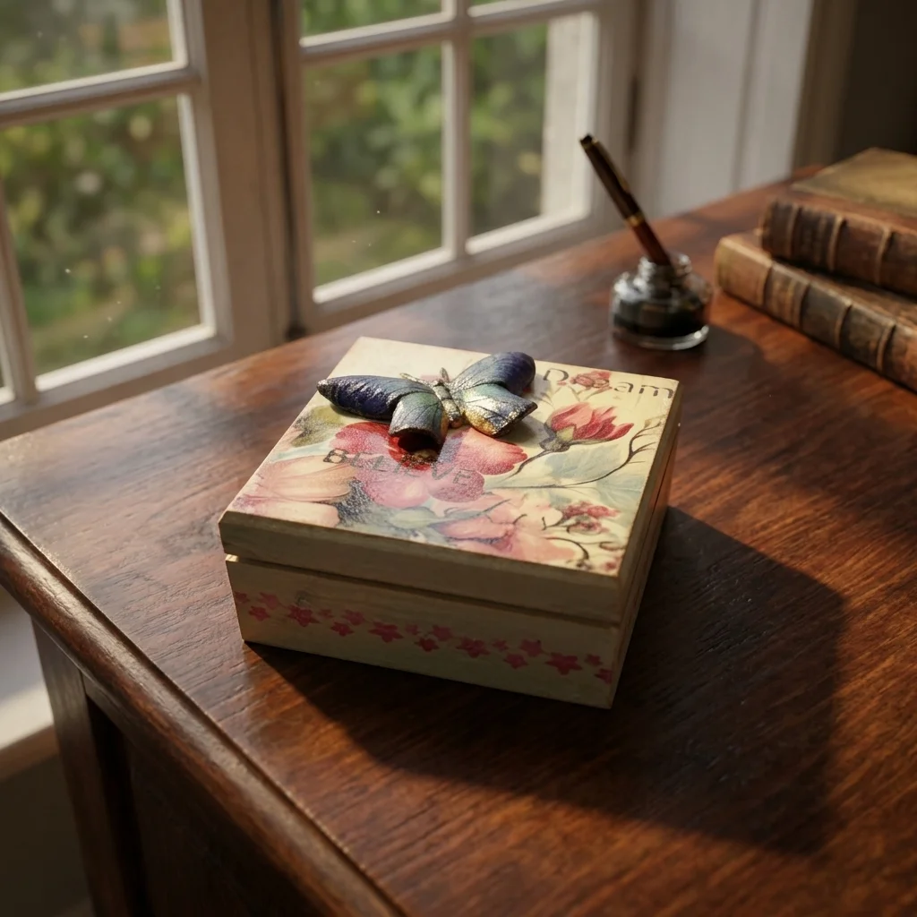 Kelebek & Kalp Mini Kutu